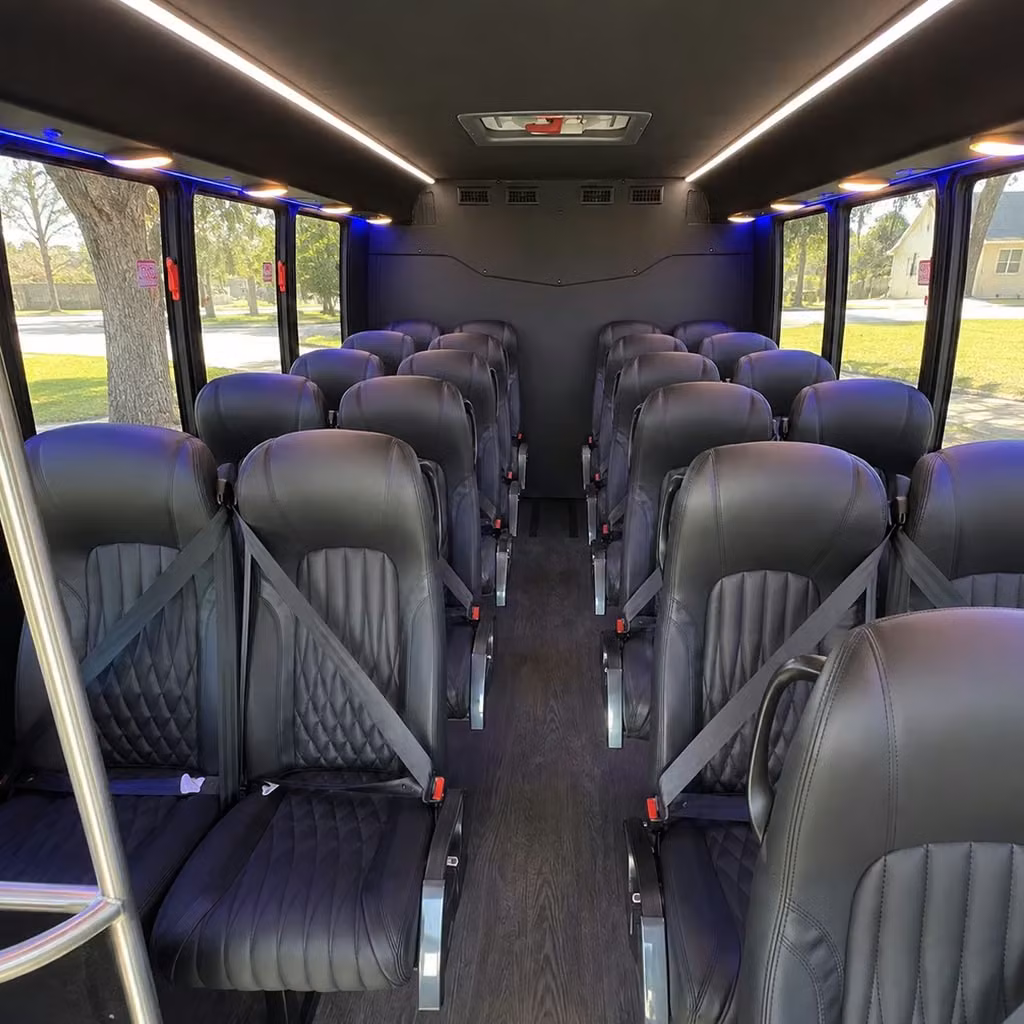 35 passenger minibus inside