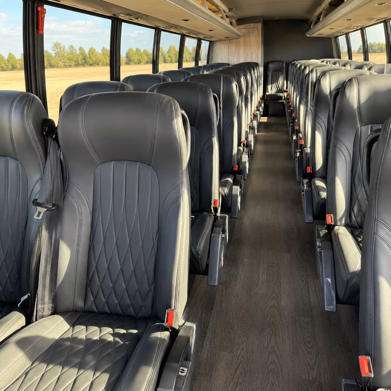 35 passenger minibus interior