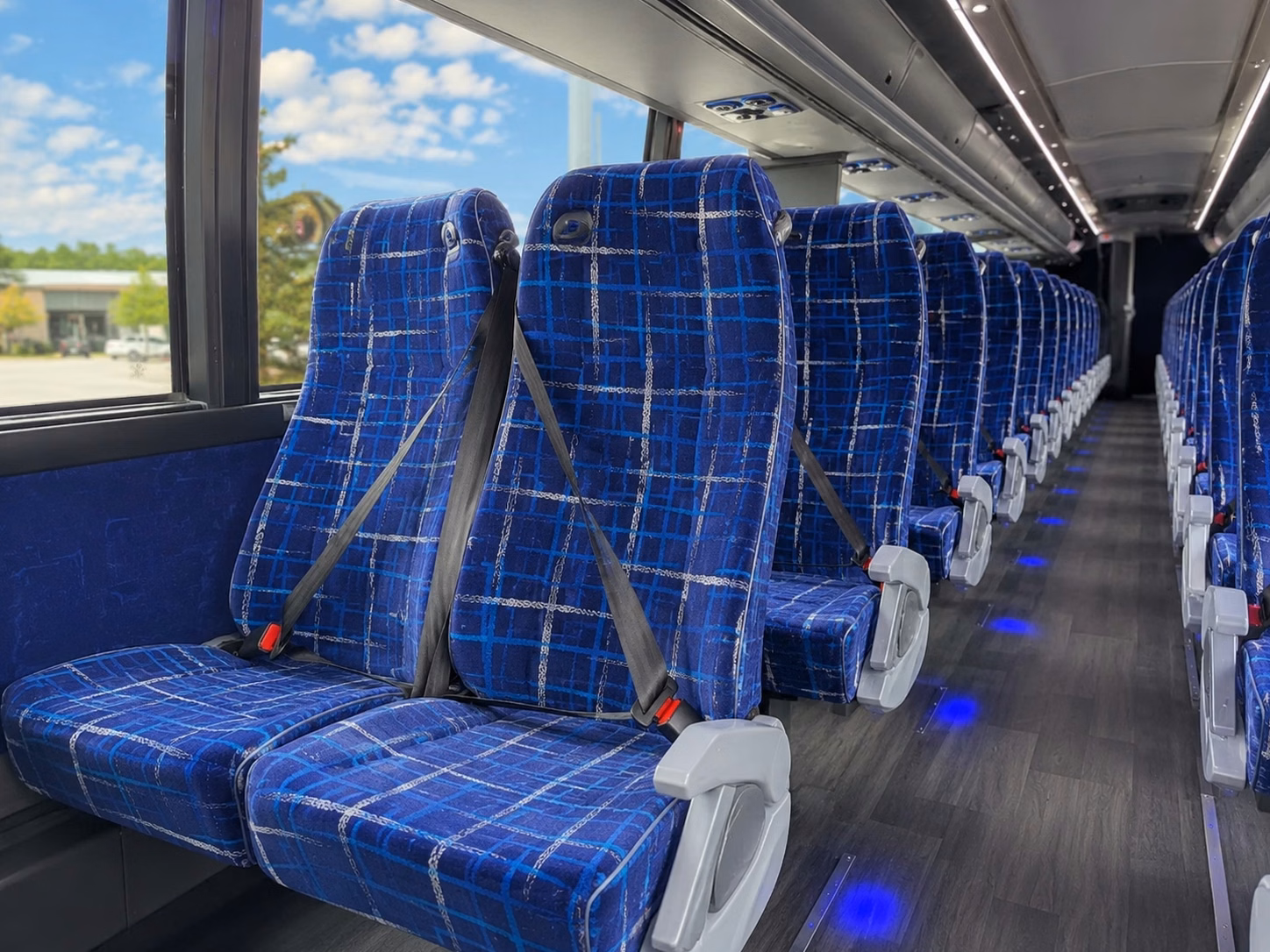 charter buses for philadelphia eagles phillies and flyers fan groups departing vineland